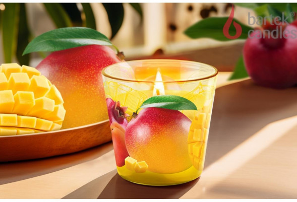 Свеча BARTEK Манго и фрукты (Mango &amp; Fruits) 115гр в стакане