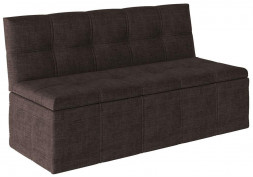 Скамья прямая BONMEBEL Скамья прямая Квадро тип 1 ткань коричневая (1 пак.)