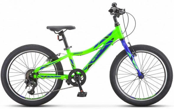 Велосипед STELS Pilot-250 Gent 20&quot; V020 V020 LU095572 LU088326 10&quot; Неон-зелёный