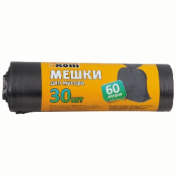хоз. Принадлежности РЫЖИЙ КОТ мешки для мусора 60л 30шт/рул (3929)