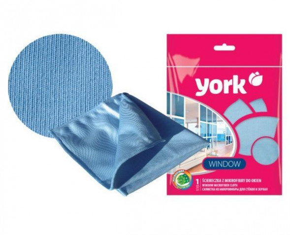 Набор салфеток YORK из микрофибры для окон 026150.