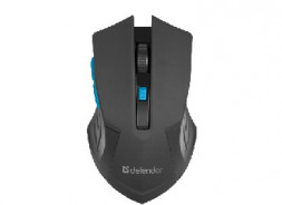 Мышь DEFENDER (52275) ACCURA MM-275 черный/синий