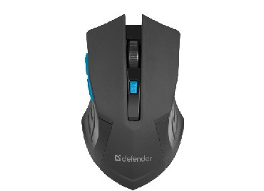 Мышь DEFENDER (52275) ACCURA MM-275 черный/синий
