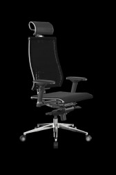 Кресло компьютерное МЕТТА Кресло Y 3DE B2-5D - YM93 /Kc00/Nc00/D04P/H2cL-3D(M06.B35.G11.W04) (Черный)