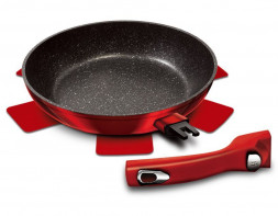 Сковорода BERLINGER HAUS BH-1945 Burgundy Metallic Line Сковорода со съемной ручкой 24см