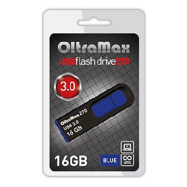 флэш-накопитель OLTRAMAX OM-16GB-270-Blue 3.0 синий