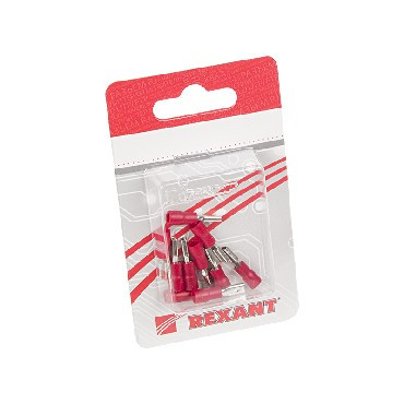 Клемма REXANT (08-0411-10) клемма (гнездо - 3.8мм) 0.5-1.5мм БЛИСТЕР