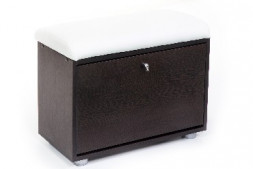 Обувница БИТЕЛ МС-1 Венге/Милк (молочный) (2 кор)