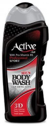 Гель для душа ACTIVE Гель для душа мужской, с витамином B5 "Спорт 3D" NATURAL, Black 400 мл 532302066 ACTIVE Гель для душа мужской, с витамином B5 "Спорт 3D" NATURAL, Black 400 мл 532302066