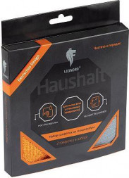 LEONORD Набор салфеток из микрофибры 2шт для мытья окон (104909)