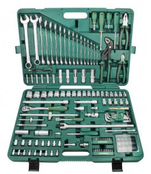 JONNESWAY S04H524142S Набор инструмента универсальный 1/4&quot;, 1/2&quot;DR, 142 предмета