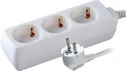 Электро удлинитель VOLSTEN S 3x5-Z (э/удл., земля 3 гн. 5 м., 10А, 2200 Вт.)