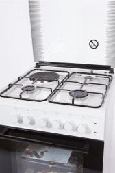Плита газоэлектрическая VESTA VALENCIA VKE 50 10-E Белый EX