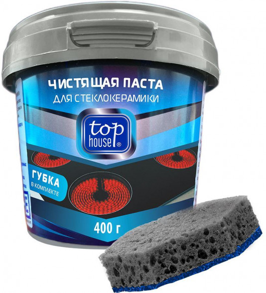 TOP HOUSE Чистящая паста для стеклокерамики, 400 г