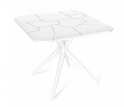 Стол SHEFFILTON SHT-TU30/TT30 83/83 белый/белый (183581)