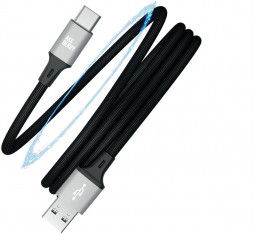 Кабель AKSBERRY (6900307890011) X164 Magnetic USB-A - Type C, черный