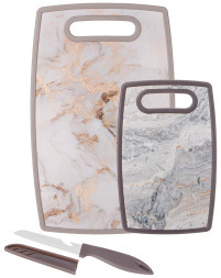 Набор досок AGNESS 895-197 с ножом (3 предмета)