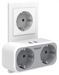 Сетевой фильтр TESSAN TS-321-DE серый