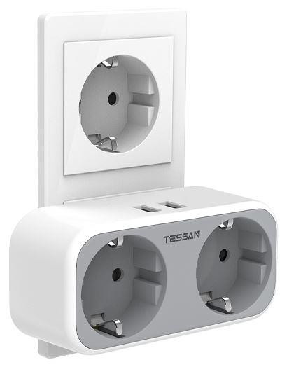 Сетевой фильтр TESSAN TS-321-DE серый