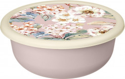 Миска IDILAND Modena Paradise 1,2л с крышкой с декором (бежевый) 221160127/06