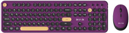 Клавиатура+мышь AULA AC306 Eggplant Purple-Black