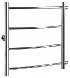 Полотенцесушитель водяной САНАКС кб506050 Полотенцесушитель КЛАССИК-ДУГА, ШхВ-500х600мм с боковым подключением м/осевое-500мм (D32х2мм нержавейка полированная)