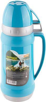 MALLONY Термос в пластиковом корпусе со стеклянной колбой ACQUA, 1,0 л (2 чашки) (008239)
