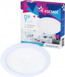 Светодиодная панель КОСМОС KDownL9W6400K белый