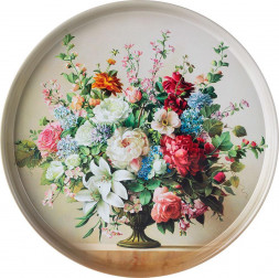 Поднос AGNESS 898-071 STIL LIFE 33см