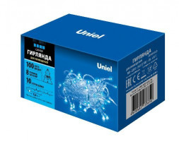 Гирлянда UNIEL UL-00007197 ULD-S1000-100/DTA BLUE IP20 Гирлянда светодиодная, 10м. 100 светодиодов. Синий свет