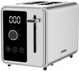 Тостер HYUNDAI Тостер HYT-3305 800Вт черный/серебристый