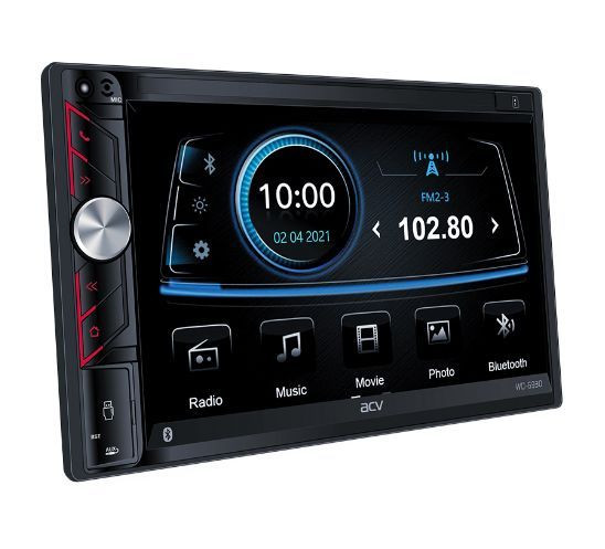 Автомагнитола 2 DIN ACV WD-6930 Ресивер с Bluetooth
