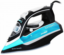 HYUNDAI H-SI01336, 2800Вт, черный/ голубой