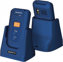 Телефон мобильный MAXVI E5 up Blue
