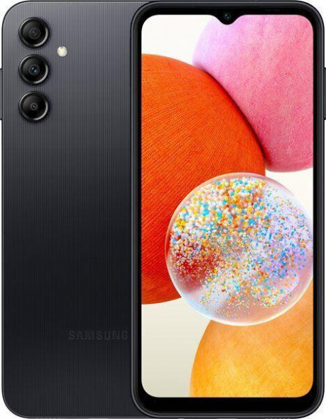 Смартфон SAMSUNG Galaxy A14 4/64Gb Black (SM-A145FZKDMEA)
