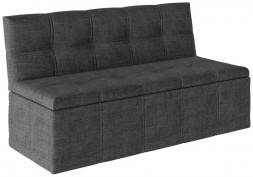 Скамья прямая BONMEBEL Скамья прямая Квадро тип 1 ткань серая (1 пак.)