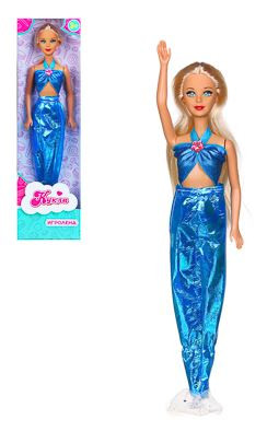 Игрушка ИГРОЛЕНД 267-804 Кукла в виде русалки/феи, 29 см, PVC, полиэстер, 9,5х32х4,5см