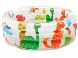 Бассейн надувной INTEX Бассейн надувной 61x22 см. Динозавры с надувным дном . Арт. 57106NP