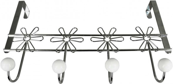ROSENBERG R-355061 Вешалка на дверь, 4 крючка