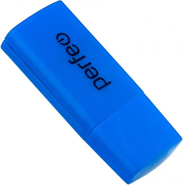 Картридер PERFEO (PF С3794) Micro SD, (PF-VI-R023 Blue) синий