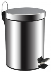 Хозяйственные товары САНАКС 105 Ведро из нержавеющей стали с педалью 5 л/нер. хр/