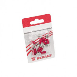Клемма REXANT (08-0412-10) клемма (гнездо - 5,6мм) 0.5-1.5мм БЛИСТЕР