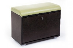 Обувница БИТЕЛ МС-1 Венге/Салат С-105 (2 кор)