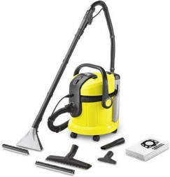 Пылесос KARCHER SE4001, 1400Вт, желтый/черный [1.081-130.0]
