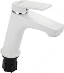 Смесители BRIMIX 5996 Смеситель для раковины, шаровый, из высокопрочного АБС пластика, цвет БЕЛЫЙ