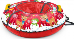 Тюбинг NIKA Игрушка. Тюбинг с круговым дизайном (ТБ3К-70/З2 NIKA KIDS зимний)