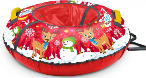 Тюбинг NIKA Игрушка. Тюбинг с круговым дизайном (ТБ3К-70/З2 NIKA KIDS зимний)