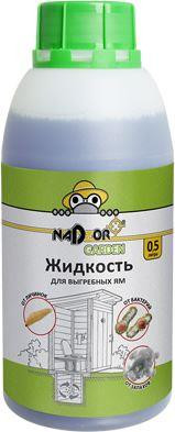 Жидкий концентрат для выгребной ямы и дачных туалетов NADZOR Жидкий концентрат для выгребной ямы и дачных туалетов, 0.5 л, Garden BIOWC2