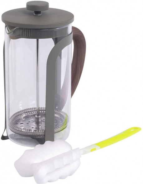 DOMENIK DMF253 Френч-пресс COLOR&amp;WOOD серо-зеленый 1000мл