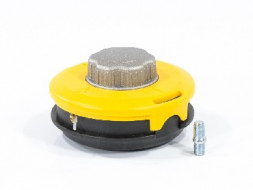 Катушки для триммеров DENZEL Катушка тримм. полуавтомат.,легкая заправка лески, гайка M10x1,25, винт M10-M10,алюм.кнопка 9